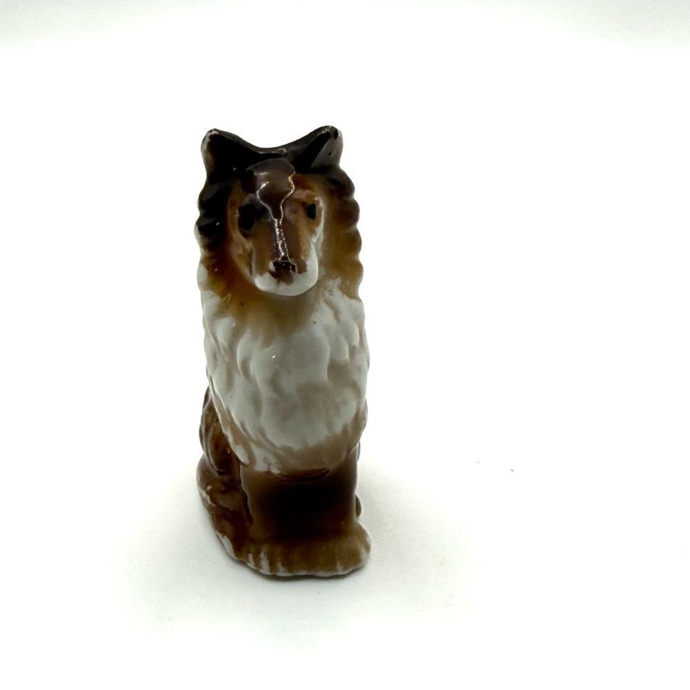 Vtg porcelain Collie made in Japan